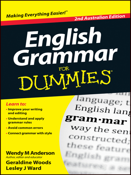 Wendy M. Anderson 的 English Grammar For Dummies 內容詳情 - 可供借閱